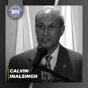 WBA mourns the passing of Dr. Calvin InalsinghÂ  â€“ World Boxing Association