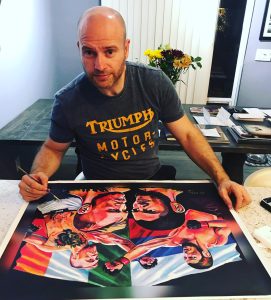 The famous artist Patrick Killian will be part of the WBA Centennial Convention â€“ World Boxing Association