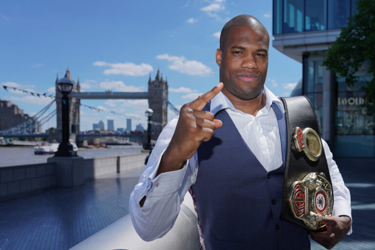 NEW WBA CHAMP DUBOIS BACK IN BLIGHTY