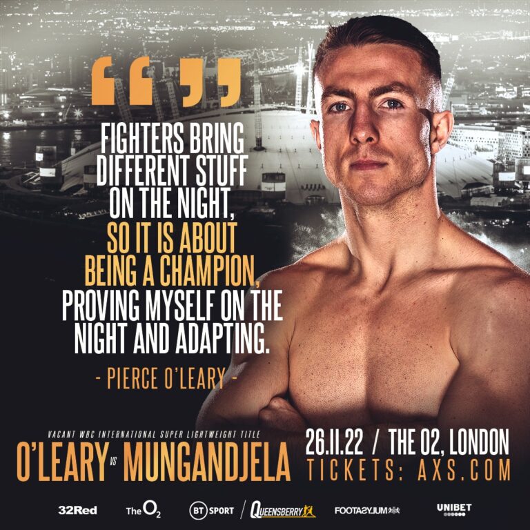 O’LEARY HITS THE TITLE TRAIL