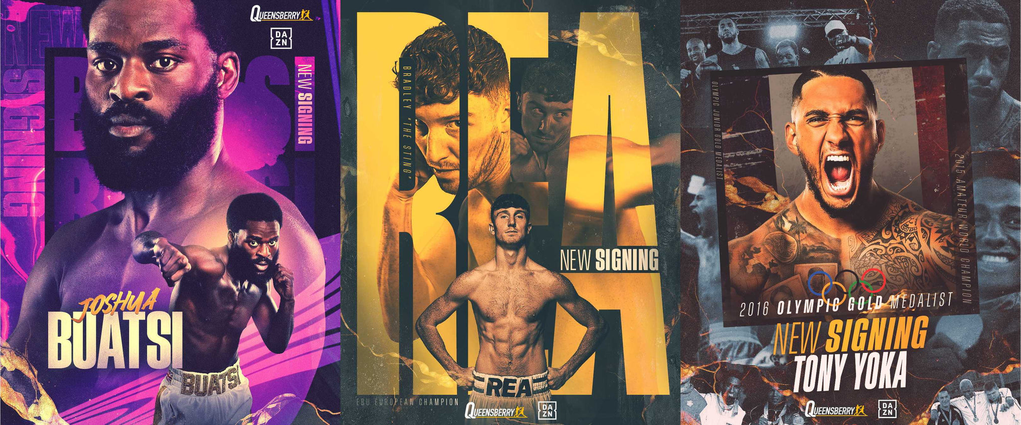 Queensberry Announce a Triple Signing