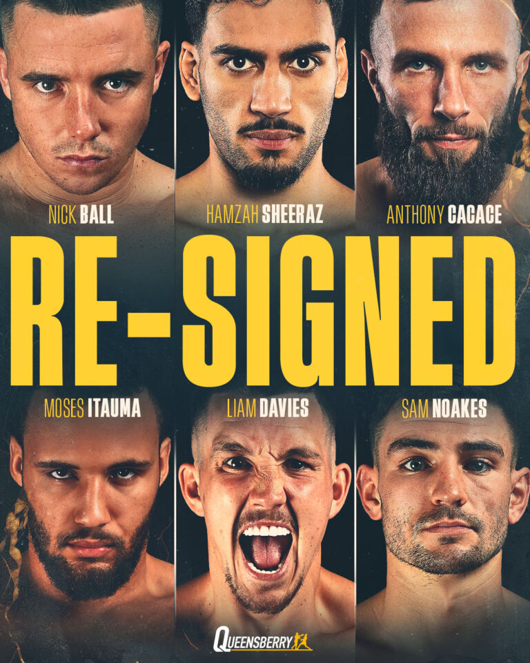 QUEENSBERRY RE-SIGNS SIX LEADING FIGHTERS TO LONG-TERM DEALS