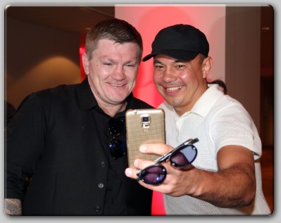 Ricky Hatton Kostya Tszyu Selfie Old Foes Ricky Hatton, Kostya Tszyu Reunite Down Under