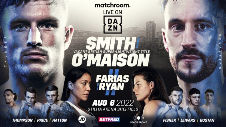 SMITH LANDS BRITISH TITLE SHOT AGAINST Oâ€™MAISON IN SHEFFIELD

              16 June 2022