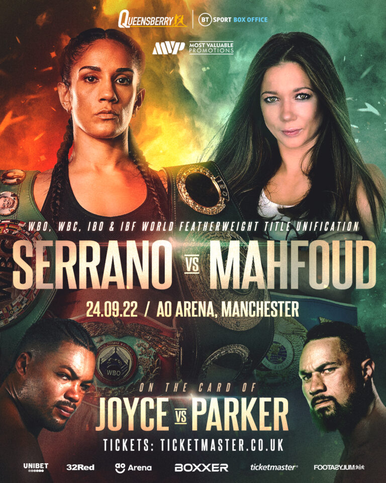 AMANDA SERRANO ADDED TO JOYCE-PARKER CARD