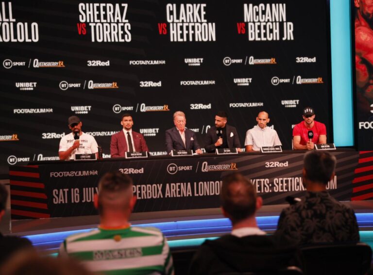 SHEERAZ VS TORRES PRESS CONFERENCE QUOTES & IMAGES