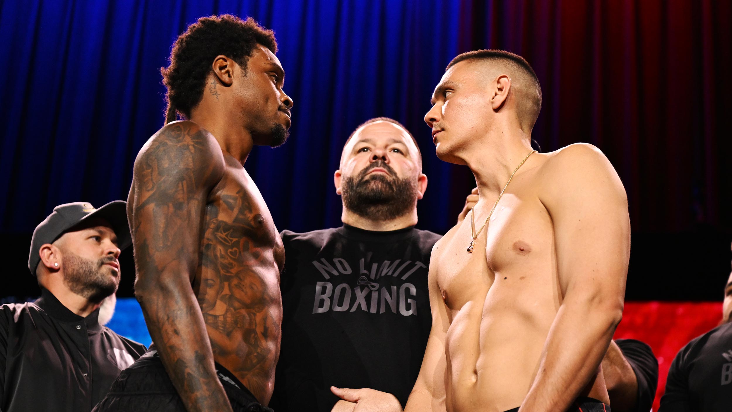 Watch: Spence vs. Tszyu Tense Weigh-in!