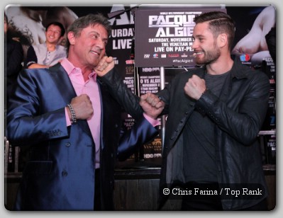 Sylvester Stallone Chris Algieri