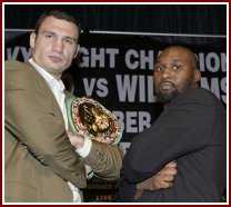 VitaliKitschkodannywilliams 01 Klitschko Williams Tale of the Tape.