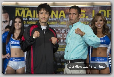 Maidana, Lopez, Lara, Angulo Ready To Go In California Yoshihiro Kamegai Johan Perez Maidana, Lopez, Lara, Angulo Ready To Go In California