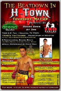  052809houstonposterdat1 Boxing Prospect KJ Koons Added To May 28 Houston Show