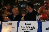  Boxing Weigh in Photos: Carl Johanneson   Femi Fehintola