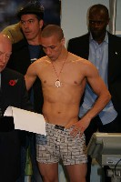  Boxing Weigh in Photos: Carl Johanneson   Femi Fehintola