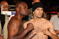  Forrest Mora weighin1 Boxing Weights: Forrest Mora, Quintana Williams