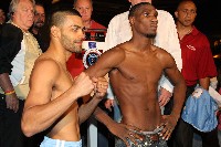  Quintana Williams weighin1 Boxing Weights: Forrest Mora, Quintana Williams