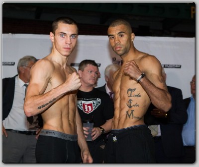  quiggvmunroe1 Quigg, Munroe Make Weight For Super Bantam Showdown