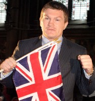  rickyandflag1 Boxing Tickets: Ricky Hitman Hatton vs Juan Hispanic Causing Panic Lazcano