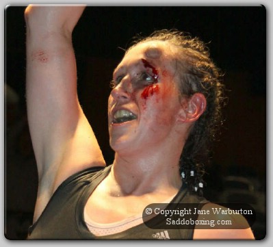  scraggface1 Ringside Boxing Report: Lyndsey Scragg vs. Kristine Shergold