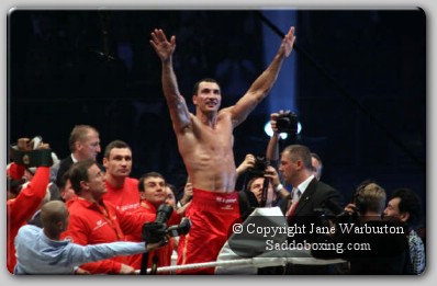  victorious1 Ringside Boxing Report: Wladimir Klitschko vs Ruslan Chagaev