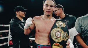 Batyrzhan Jukembayev won the North American intercontinental super lightweight belt – World Boxing Association