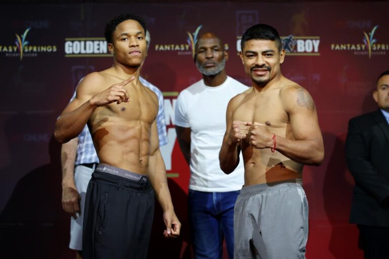 FLOYD SCHOFIELD VS. DANIEL ROSAS OFFICIAL WEIGHTS