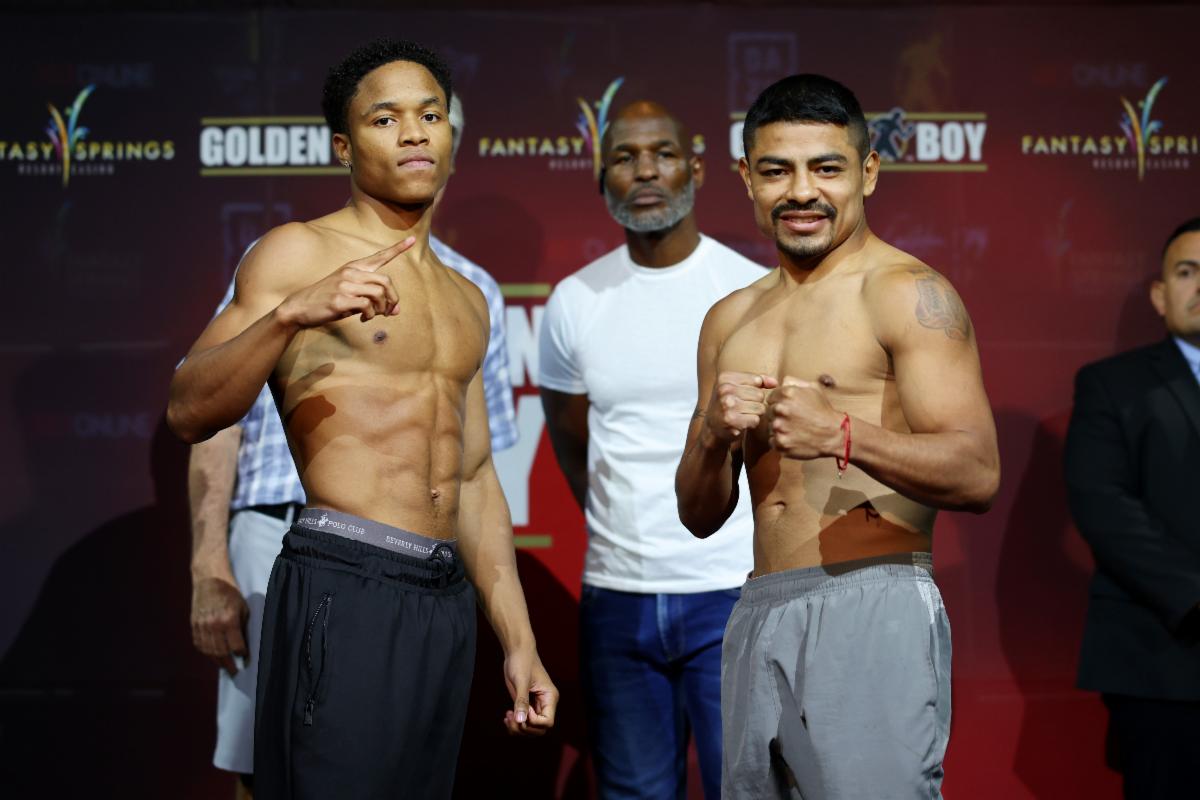 FLOYD SCHOFIELD VS. DANIEL ROSAS OFFICIAL WEIGHTS