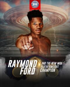 Ford is the new WBA featherweight champion after knocking out KholmatovÂ  â€“ World Boxing Association