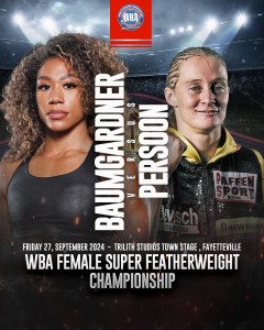 Baumgardner defends Friday against PersoonÂ  â€“ World Boxing Association