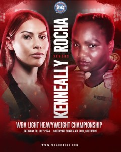 Kenneally vs Rocha will fight this Saturday in AustraliaÂ  â€“ World Boxing Association