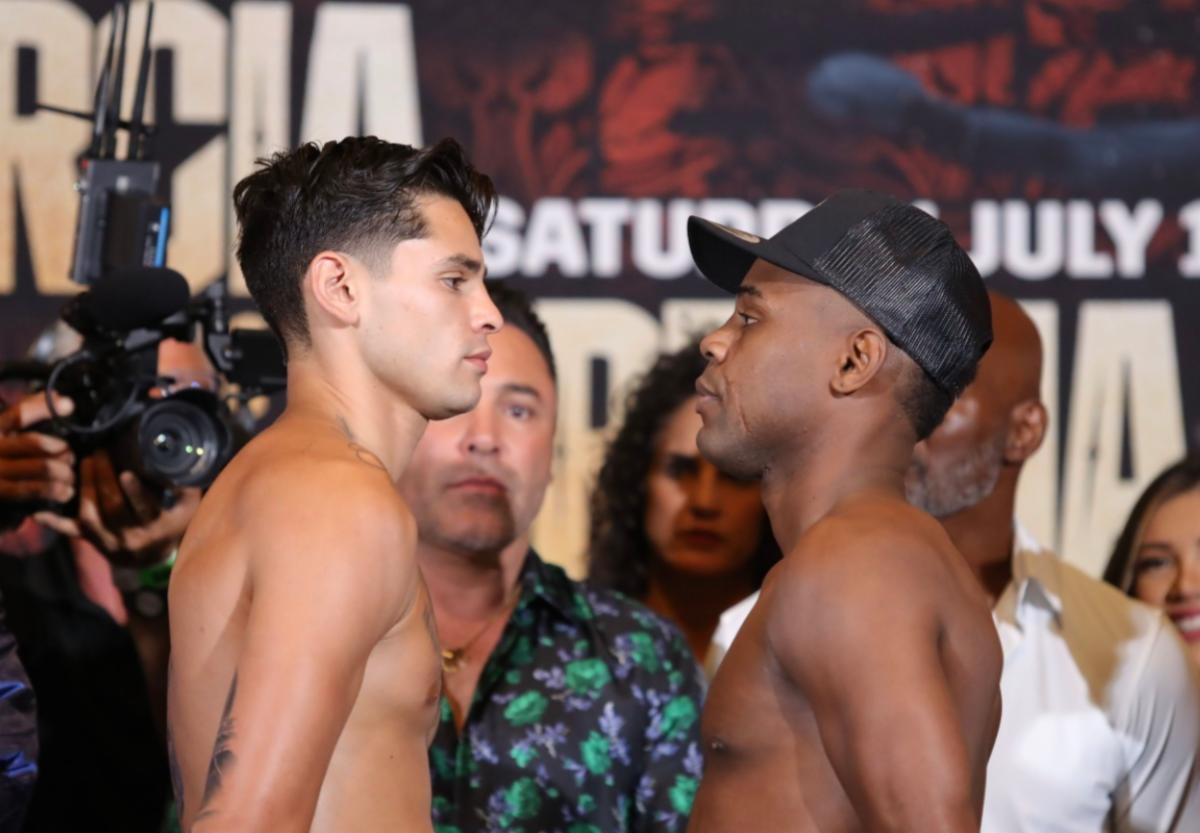 GARCIA VS. FORTUNA OFFICIAL WEIGHTS