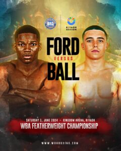 Raymond Ford to confirm his crown â€“ World Boxing Association