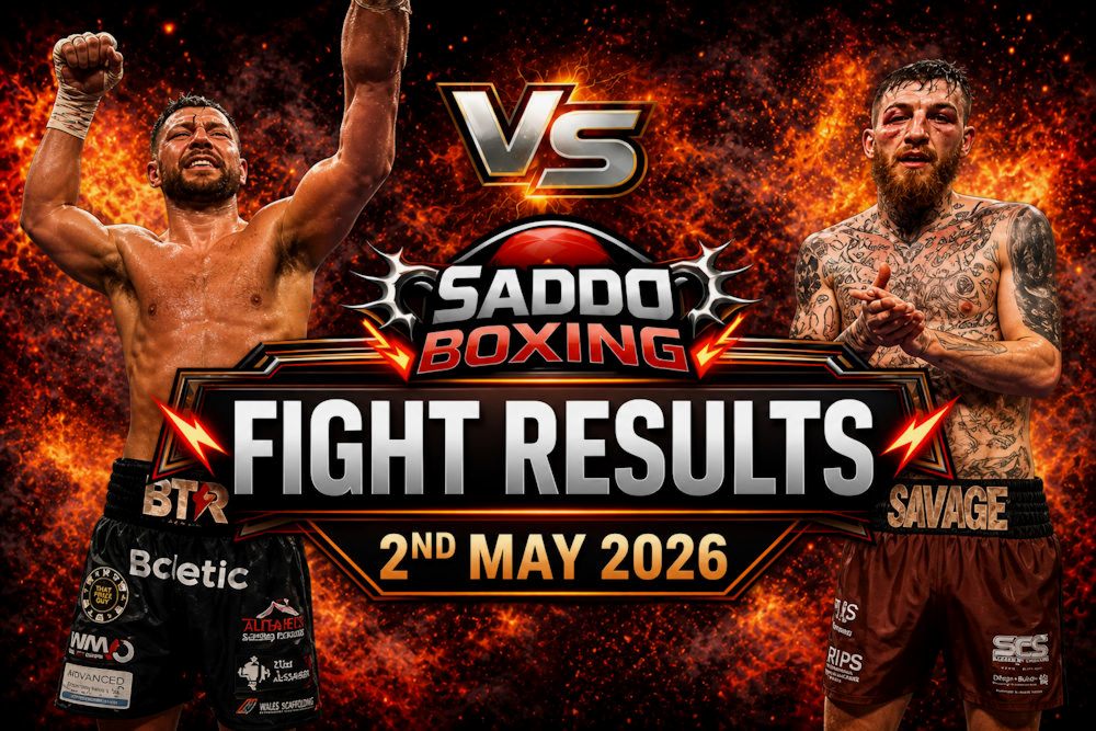 Conah Walker vs Sam Eggington fight results poster showing both fighters after the fight with May 2 2026 event date
