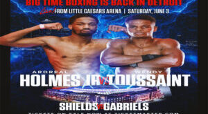 ARDREAL “BOSSMAN” HOLMES JR. FIGHTS FOR VACANT USBA JUNIOR MIDDLEWEIGHT TITLE TONIGHT ON DAZN – DiBella Entertainment