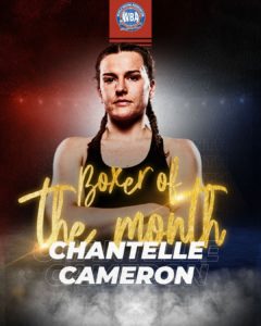 Chantelle Cameron awarded best fighter of the month by the WBAÂ  â€“ World Boxing Association
