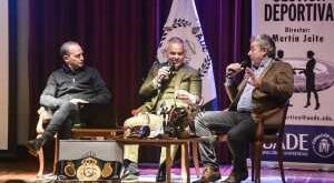 Gilberto Jesús Mendoza gave a lecture to UADE students as part of the WBA KO Drugs  – World Boxing Association