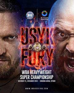 Usyk- Fury 2 to determine the bestÂ  â€“ World Boxing Association