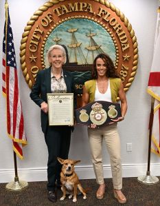 WBA Champion Jasmine Artiga Honored by the City of Tampa â€“ World Boxing Association