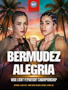 Bermúdez Makes First WBA Title Defense Against Alegría – World Boxing Association