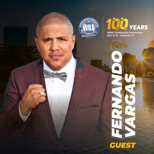 Fernando Vargas will attend the WBA Centennial Convention â€“ World Boxing Association