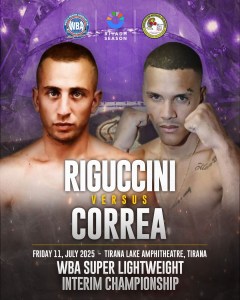 Undefeated Warriors Riguccini and Correa Collide for WBA Interim World Title â€“ World Boxing Association