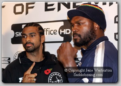 harrison haye faceoff21 Boxing Preview Analysis: David Haye vs. Audley Harrison