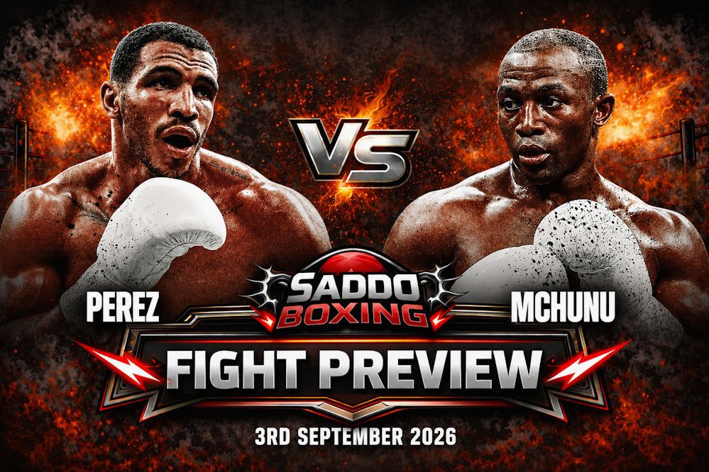 Lenar Perez vs Thabiso Mchunu boxing fight preview for September 3, 2026