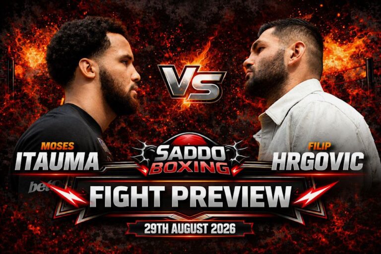 Moses Itauma vs Filip Hrgovic fight preview for their heavyweight world title clash on 29 August 2026