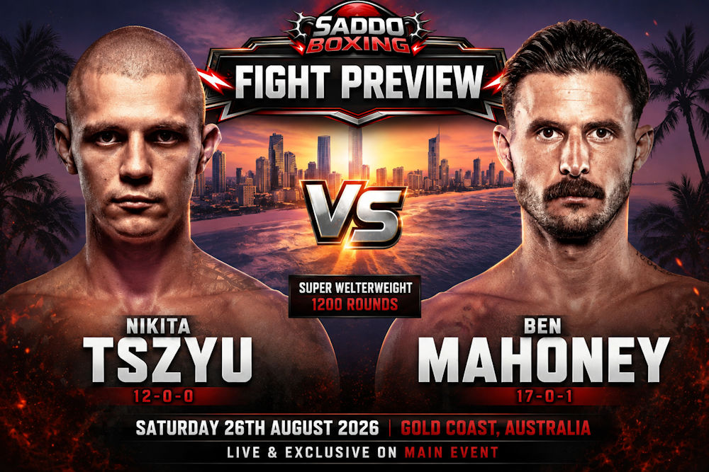 Nikita Tszyu vs Ben Mahoney fight preview for their unbeaten super welterweight showdown on the Gold Coast.