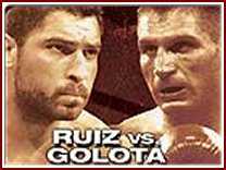 ruiz golota Ruiz Escapes With Title. 