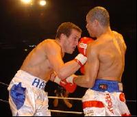 thumb David barnes lands with a body shot on James hare7 Boxing Photos: Barnes vs Hare and Undercard