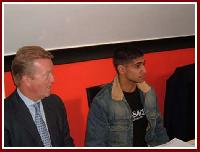  British Boxing Sensation Amir Khan in London Press Conference 