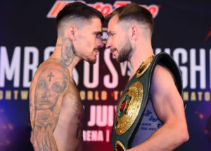 Weigh-In Results:Â George Kambosos Jr. vs. Maxi Hughes â€“ DiBella Entertainment