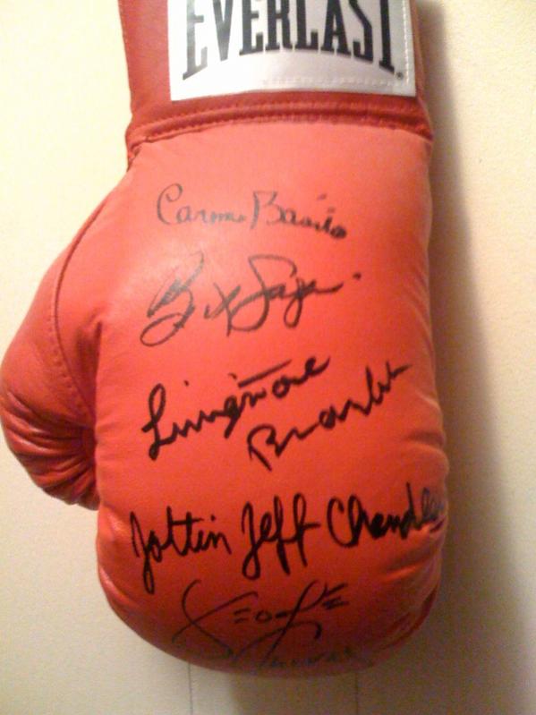 Glove 2

Sigs include:

Carmen Basilio
Burt Sugar
Livingstone Bramble
Jeff Chandler
George Chuvalo