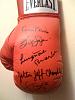 Glove 2 
 
Sigs include: 
 
Carmen Basilio 
Burt Sugar 
Livingstone Bramble 
Jeff Chandler 
George Chuvalo